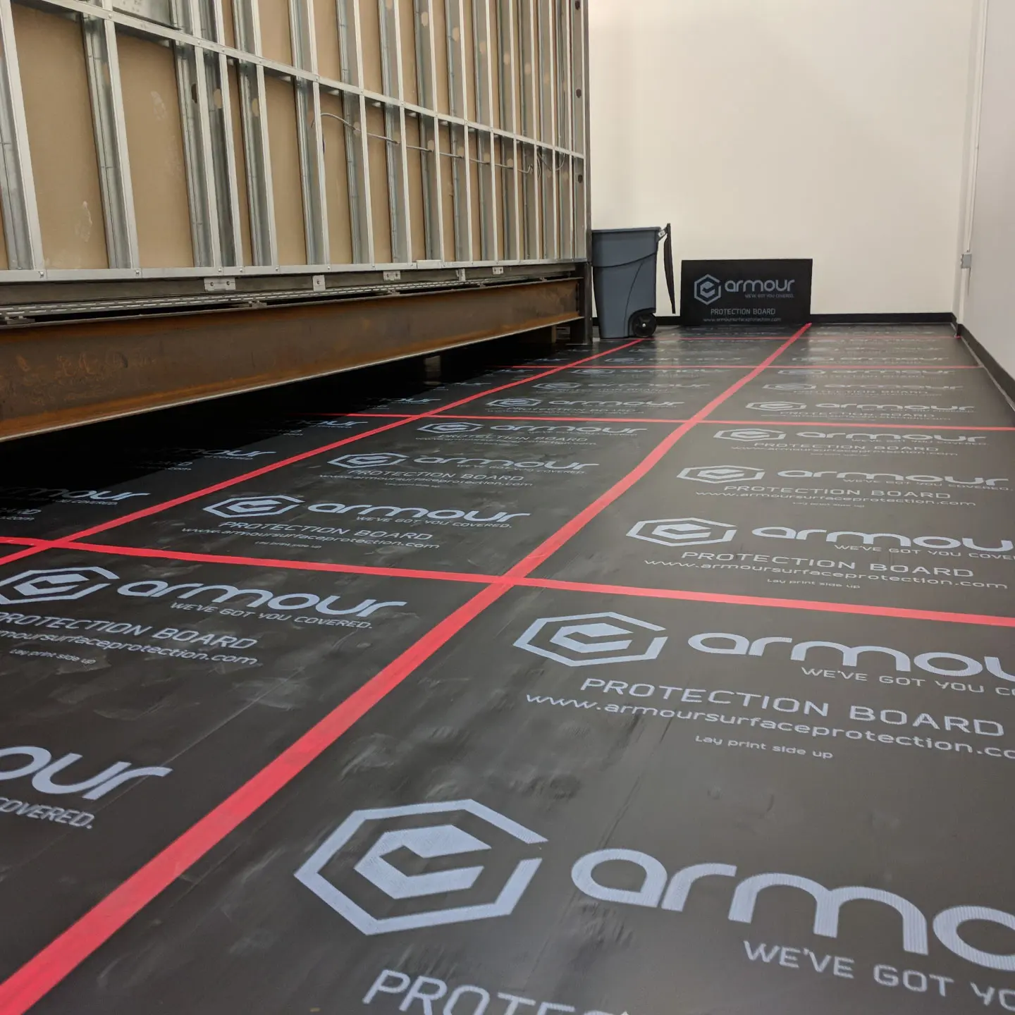 Armour Protection Board Black - In Use