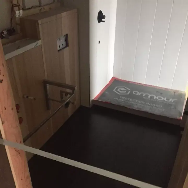 Armour Protection Board - Black - A Guide to Protecting Showers during Construction