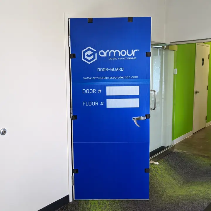Protect Doors on Your Jobsite: Prevent Dust And Damage During Construction Projects And Renovations - Armour Door-Guard Reusable Door Protection