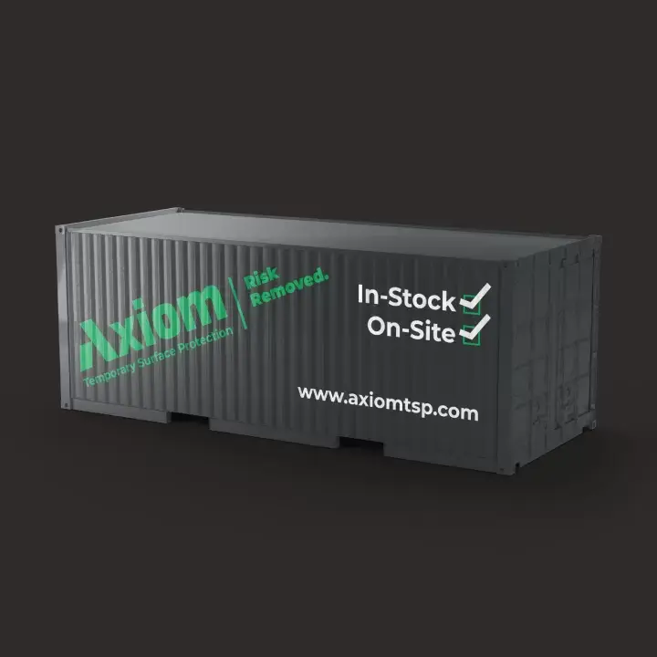 Image of Axiom On Site Container Storage for distribution centre network blog for Canada and USA at Axiom Surface Protection