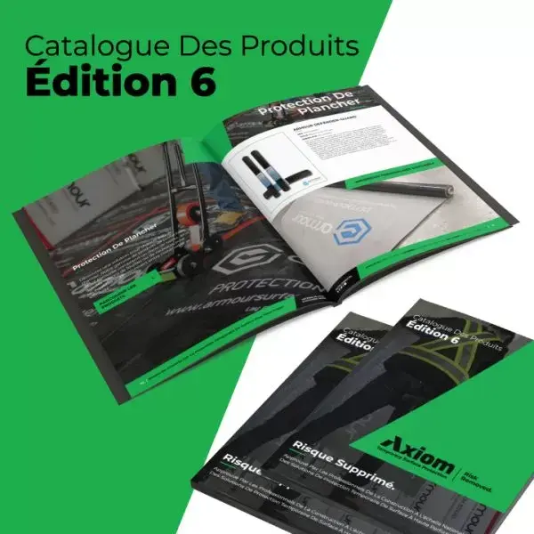 Image of Axiom Product Catalogue # 6 for complete jobsite surface blog by Axiom, supplier to Canada/ North America construction professionals