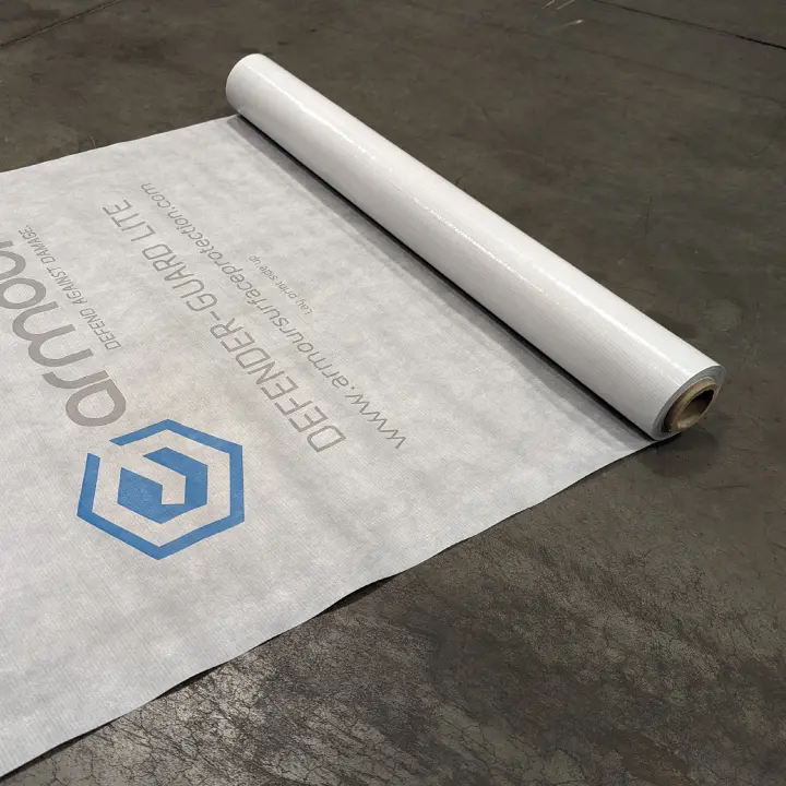 Image of Armour Defender-Guard Lite in use for jobsite floor protection blog by Axiom, supplier to Canada/ North America construction professionals