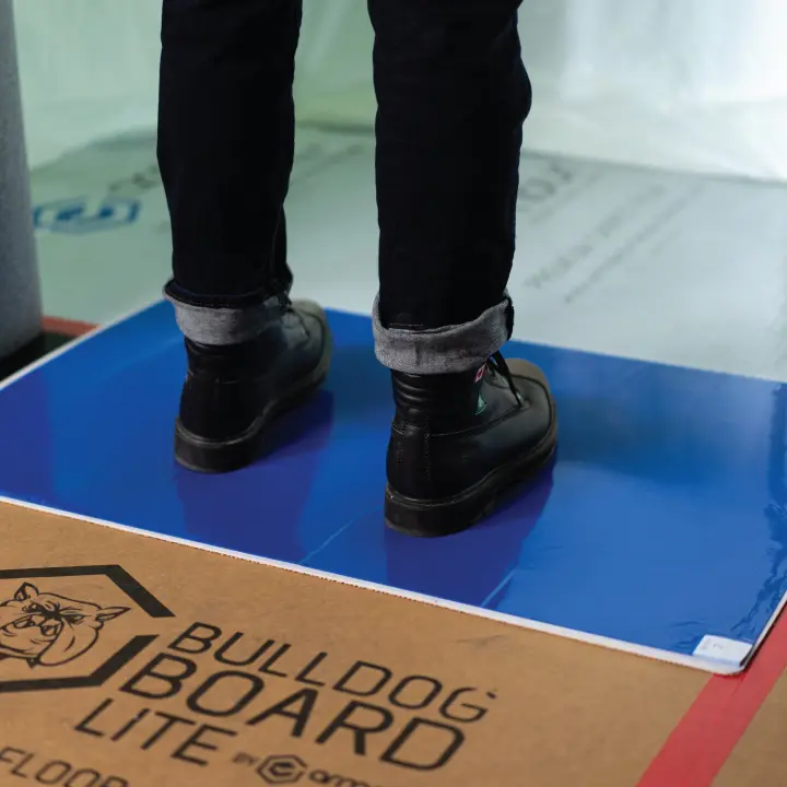Image of Armour Tak-Mat Pad for preventing jobsite fall injuries blog by Axiom, supplier to Canada/ North America construction professionals