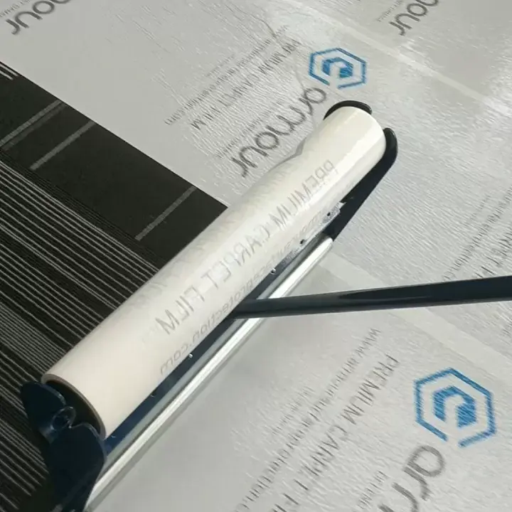 Image of Carpet Film Applicator for jobsite surface protection installation tools blog for Axiom, supplier to Canada/ North America construction professionals